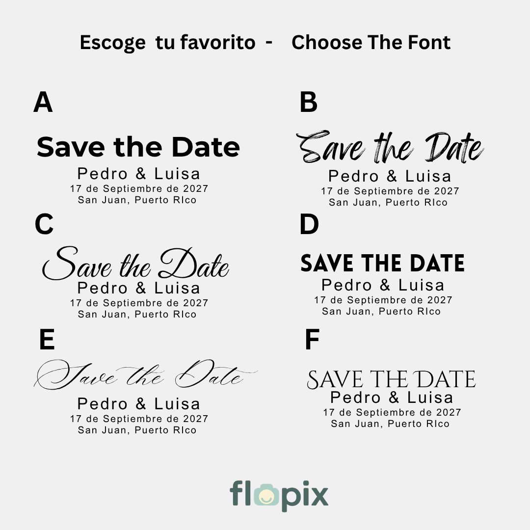 Flopix Flex | Save the Date Magnets